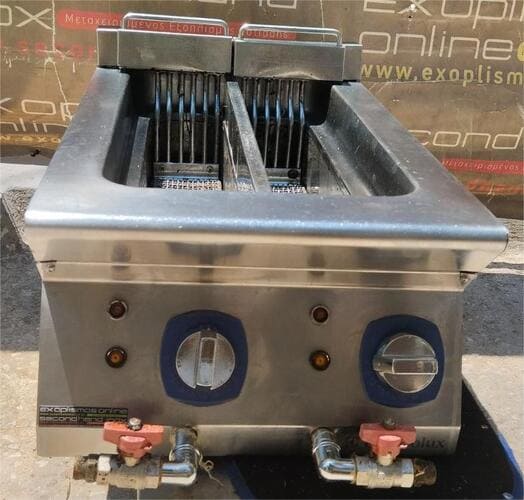 Φριτέζα Ηλεκτρική 5+5Lt Με Βρυσάκι Εξαγωγής Λαδιού ELECTROLUX Μεταχειρισμένη